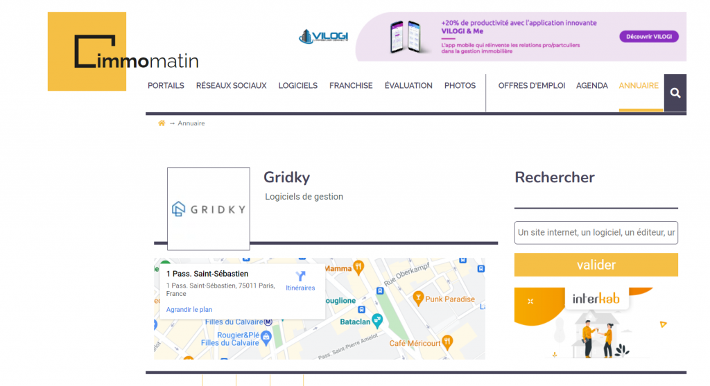 gridky sur immomatin