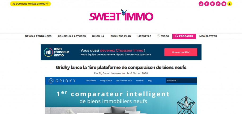 gridky sur sweetimmo