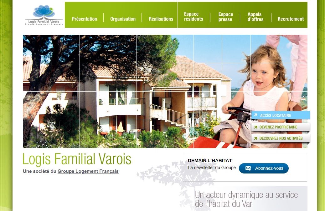 Logis Familial Varois Logo et site internet